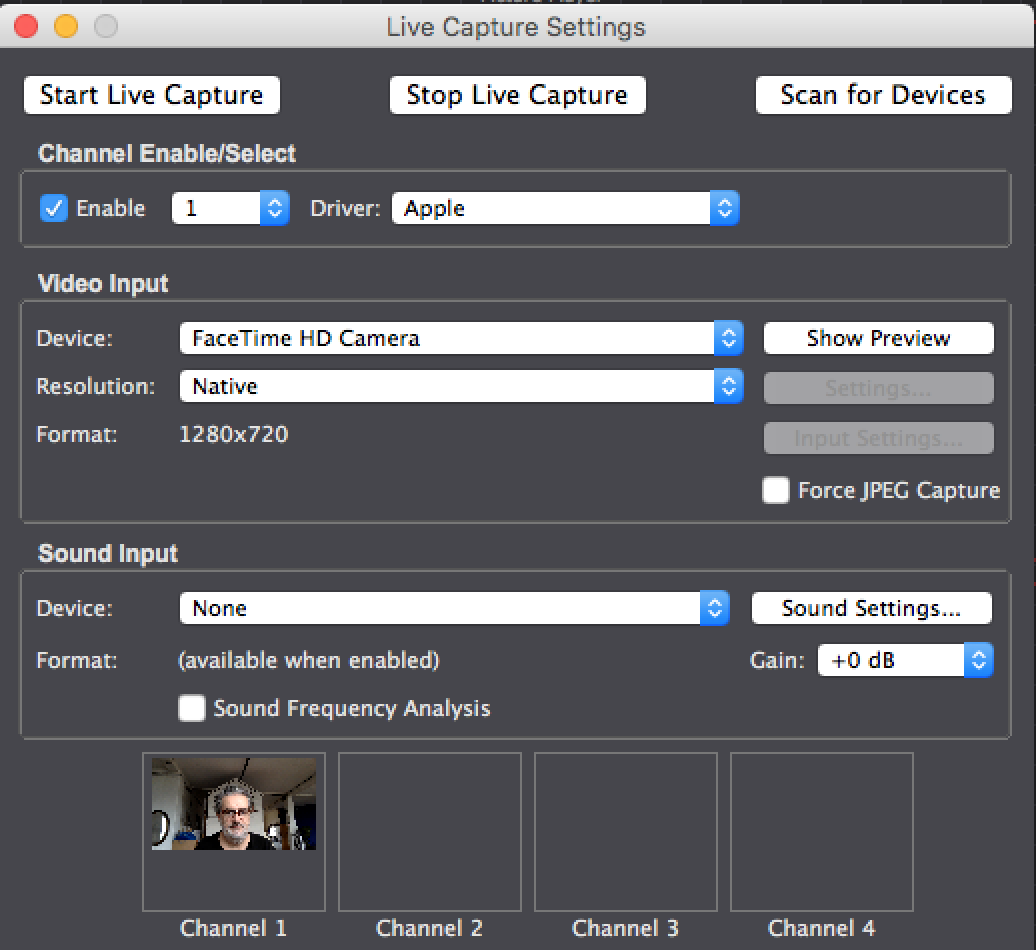Live Capture Settings Window, Close window button on doesnt work ...