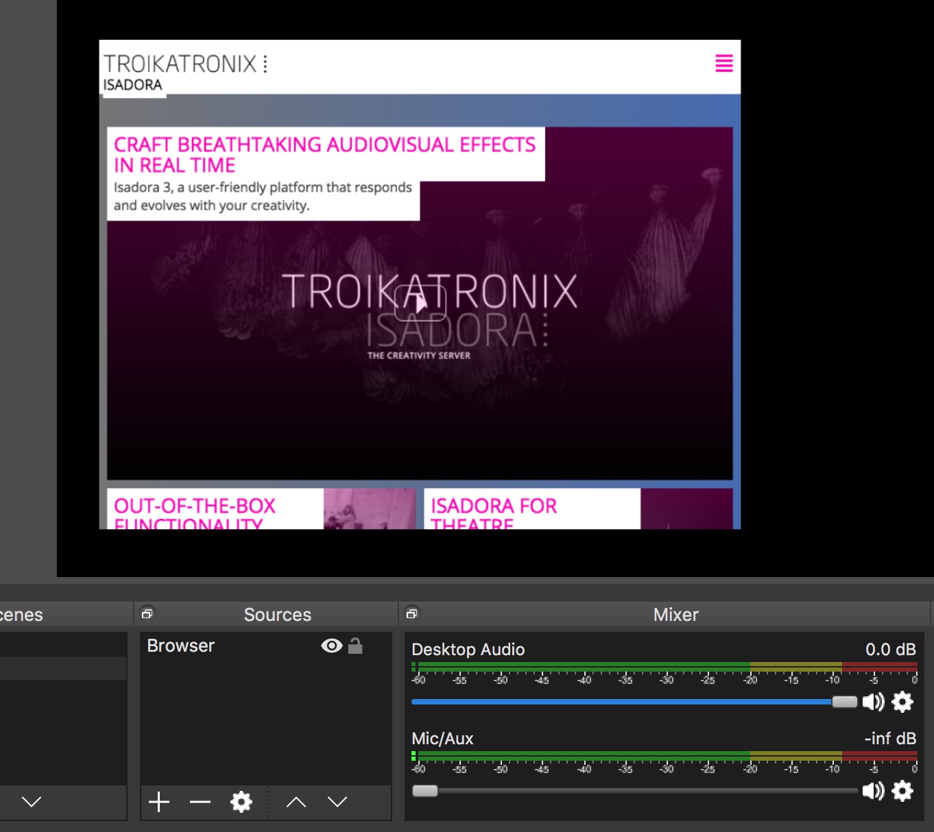 troikatronix isadora re-scaling issues