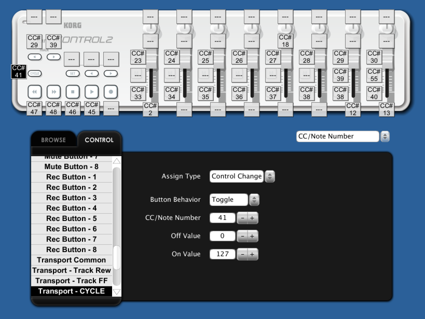 korg kontrol editor 1.2